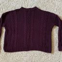 Aerie Purple Knit Sweater Photo 1