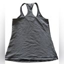 Lululemon  CRB COOL RACERBACK Tank Top size 8 Gingham Luon White Black EUC Run Photo 1