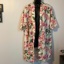 Show Me Your Mumu Brie Short Garden of Bloom Floral Kimono Robe One Size Photo 0