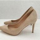 Bella Marie  Light Taupe Suede Pointy High Heel Photo 0