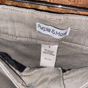 Purple & More Khaki Tan Denim Skinny Jeans Women's Size 8 Photo 2