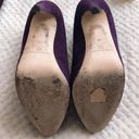 Brian Atwood BIAN ATWOOD PURPLE SUEDE BOOTIES (MADE IN ITALY) SIZE 10 Photo 7