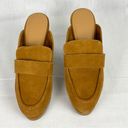 Splendid  Vina Suede Clog Honey Brown Platform Mule Loafers Sz 9.5 New Chunky Photo 2