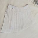 Lacoste Athletic Pleated White Tennis Mini Skirt Sport Photo 0