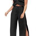 2 Pieces Outfits Jumpsuits Sz.XL Black Photo 0