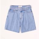 Abercrombie & Fitch Denim High Rise Loose Shorts Photo 5