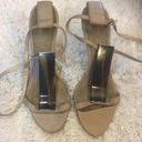 Burberry Ankle Strap Beige Heels Photo 2