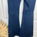 Free People  Women's Flare Jeggings Size 29 Dark Wash Blue Denim Pullon Jeans Photo 7