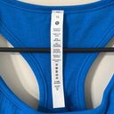 Lululemon NWT  Ebb To Street Cropped Racerback Tank Top Poolside Size 12 Photo 6