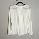 T Tahari 🌺 T. Tahari white embellished blouse Photo 5