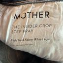 MOTHER The Insider Crop Step Fray Jeans Size 27 Photo 4