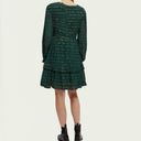 Scotch & Soda Ruffled Long Sleeved Jacquard Mini Dress Photo 1