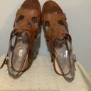 Guess Cork Wedge Sandals (10M) - Tan Photo 8