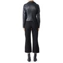 Slate + Willow  Black Leather Biker Moto Jacket Size M Photo 1