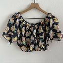 Eberjay  Tropical Crop Top Shirt Casual Small Photo 0