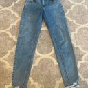 Pull & Bear  asos skinny mid waist denim jeans size 4 frayed ankle Photo 2