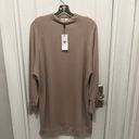 Socialite NWT  Mocha pleated Shift Dress Photo 3