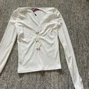 Edikted White Long Sleeve Top Photo 0