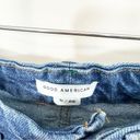 Good American  Good Classic Straight Leg Jeans in Blue280 Photo 7