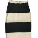 LuLaRoe  Black and White Cassie Pencil Skirt Photo 4