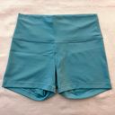 Lululemon Wunder Train High-Rise Shorts 4” - Tidal Teal Photo 3