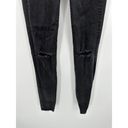 American Eagle  AEO Super Hi-Rise Black Wash Jeggings Women's Size 4 Long 4L Photo 2