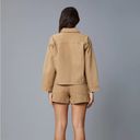 DL1961  Tilda Shirt Jacket in Khaki size Large (L) Photo 5