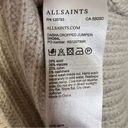 All Saints Dasha Crop Jumper Cold shoulder sweater size Small Photo 7