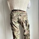 Military Issue Desert Camo Cargo Pants Waist 31” Pockets Green Streetwear Unisex Size 30 Photo 9