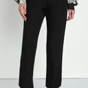 Lulus Lulu’s Everyday Success Black Straight Leg Trouser Pants Photo 0