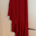 NBD COPY -  Red One Shoulder Asymmetrical Dress Medium Photo 5