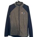 NFL  Blue & Gray Boston Patriots Football Full Zip High Neck Jacket Women Sz S Photo 0