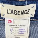 L'Agence L’AGENCE Size 26 Cropped Skinny Distressed Straight Leg Soft Stretchy De… Photo 9