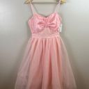 Aura  Dance On Air Tulle Midi Dress Size Medium Pink Ballet Core Fit and Flare Photo 1