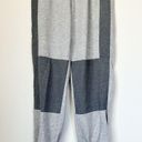 SheIn Grey Colorblock Two Tone Elastic Waist Jogger Sweatpants - Size: Medium Photo 3