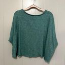 Urban Outfitters Teal Blue Carara Boxy Botton Down Raw Hems Boho Top M Photo 4