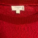 Umgee ~Red Oversized Pullover Sweater Medium Photo 2