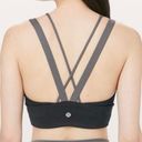 Lululemon Pushing Limits Bra in Black/Titanium Size 8 Photo 2