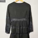 Tuckernuck  Hyacinth House Dress Lace Black Lydia Boho Maxi Dress Sz XXS Photo 8