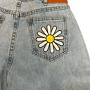 Princess Polly  Denim Flare Jeans with cute graphics Photo 11