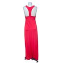 Jay Godfrey  Halter Neck Jersey Red Maxi Dress Gown Size 6 Photo 6