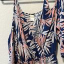 l*space L* Polynesian Palm Soho Romper, Navy, Size M Photo 4