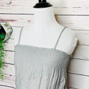 Max Rave Grey Dropped Waist Ruffled Tunic Top XS Photo 6