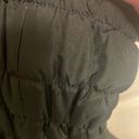 New Direction Black Ruched Puffer Vest Photo 10