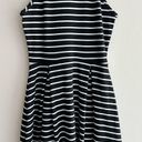 Soprano Black and White Striped Fit & Flare Dress, Halter Dress, Size XS Photo 9