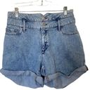 Banana Republic  Four Inch High Rise Denim Shorts Light Wash Size 8 Photo 0