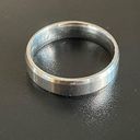 Edge Pre-owned silver carbide  ring size 12 Photo 2