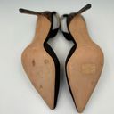 Manolo Blahnik  Sz 38 1/2Snakeskin Brown Pointed Stiletto Slingback Heel Pumps Photo 11