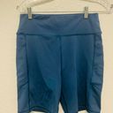 American Eagle Blue Biker Shorts Photo 0