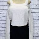 All Saints Dasha Crop Jumper Cold shoulder sweater size Small Photo 2